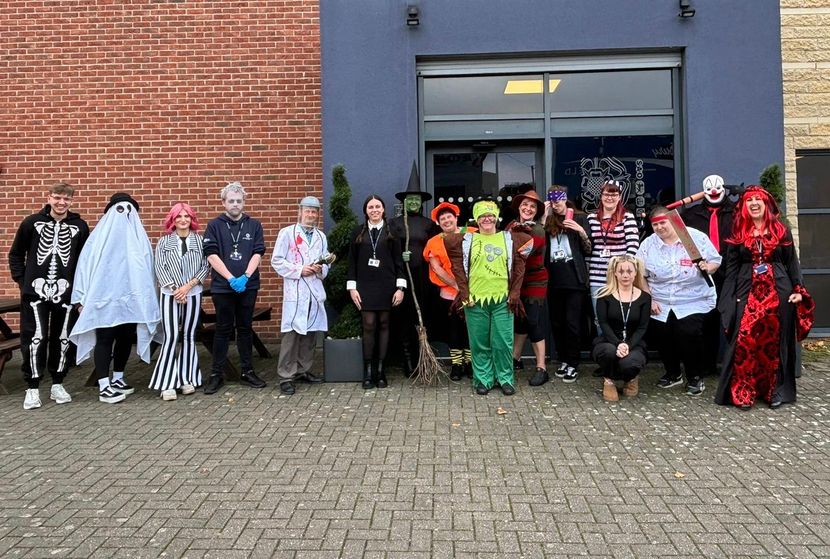 Scary Staff Raise £100 for local charities