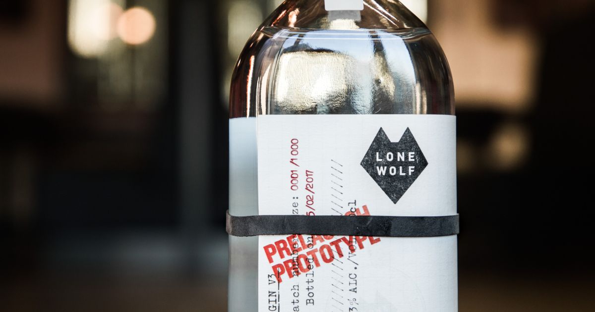 Pharma Bottle Gives LoneWolf Spirits’ Prototype Gin Craft Appeal