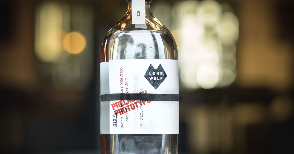 Pharma Bottle Gives LoneWolf Spirits’ Prototype Gin Craft Appeal