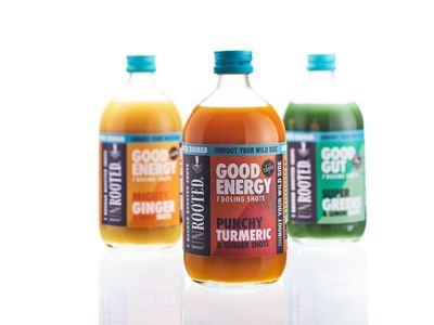 New Glass Dosing Bottle for Superfruit Drinks Brand