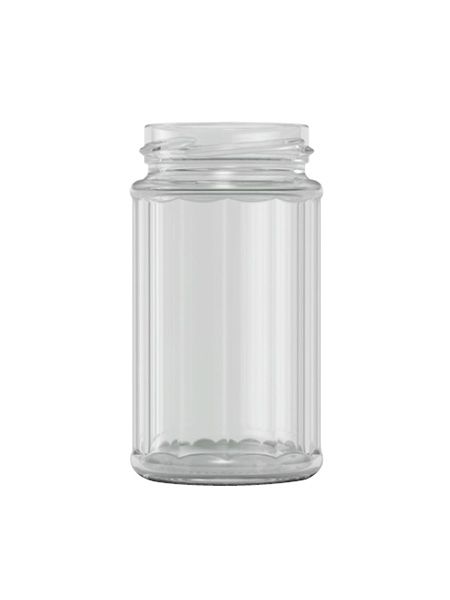 10oz Facetted Jar