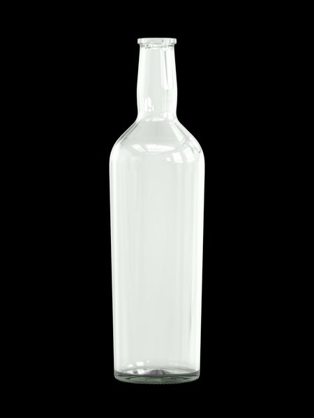 1L Tall Aqua Vitae Bottle (Corkmouth)