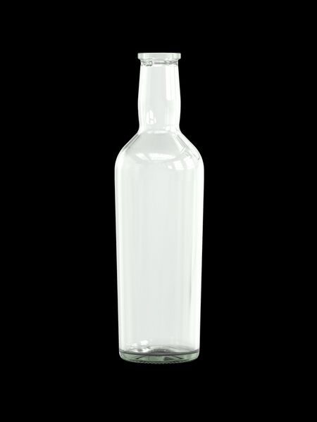 500ml Tall Aqua Vitae Bottle (Corkmouth)