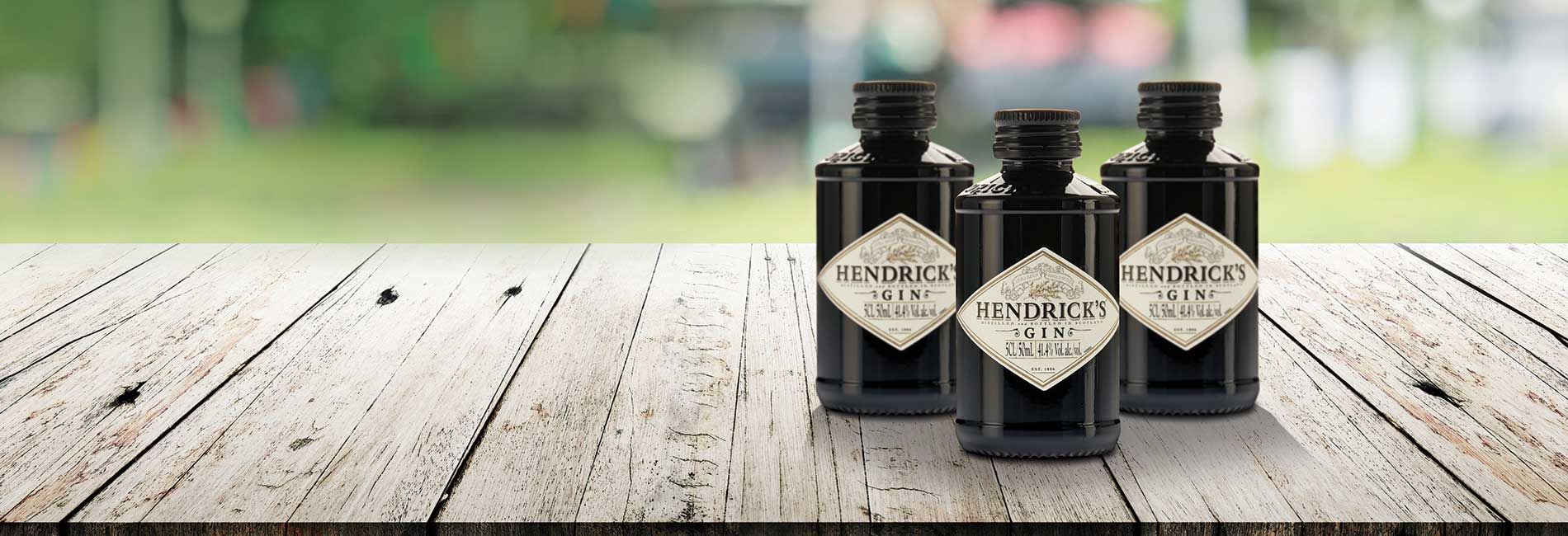 Hendricks Gin bottles