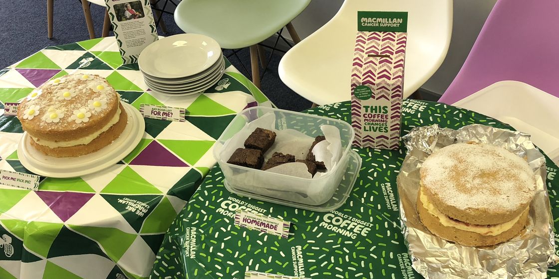 Brewster Pratap support the World’s Biggest Coffee Morning for Macmillan Cancer Support