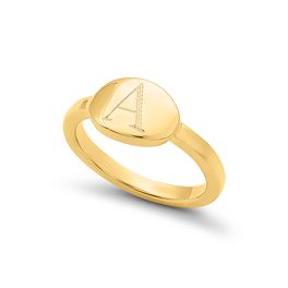 Mini Signet Ring - Horizontal Oval