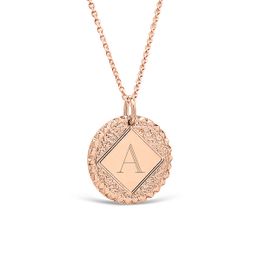 Single Letter 16mm Coin Pendant