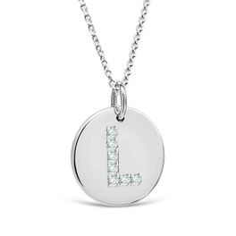 Diamond Letter Pendant