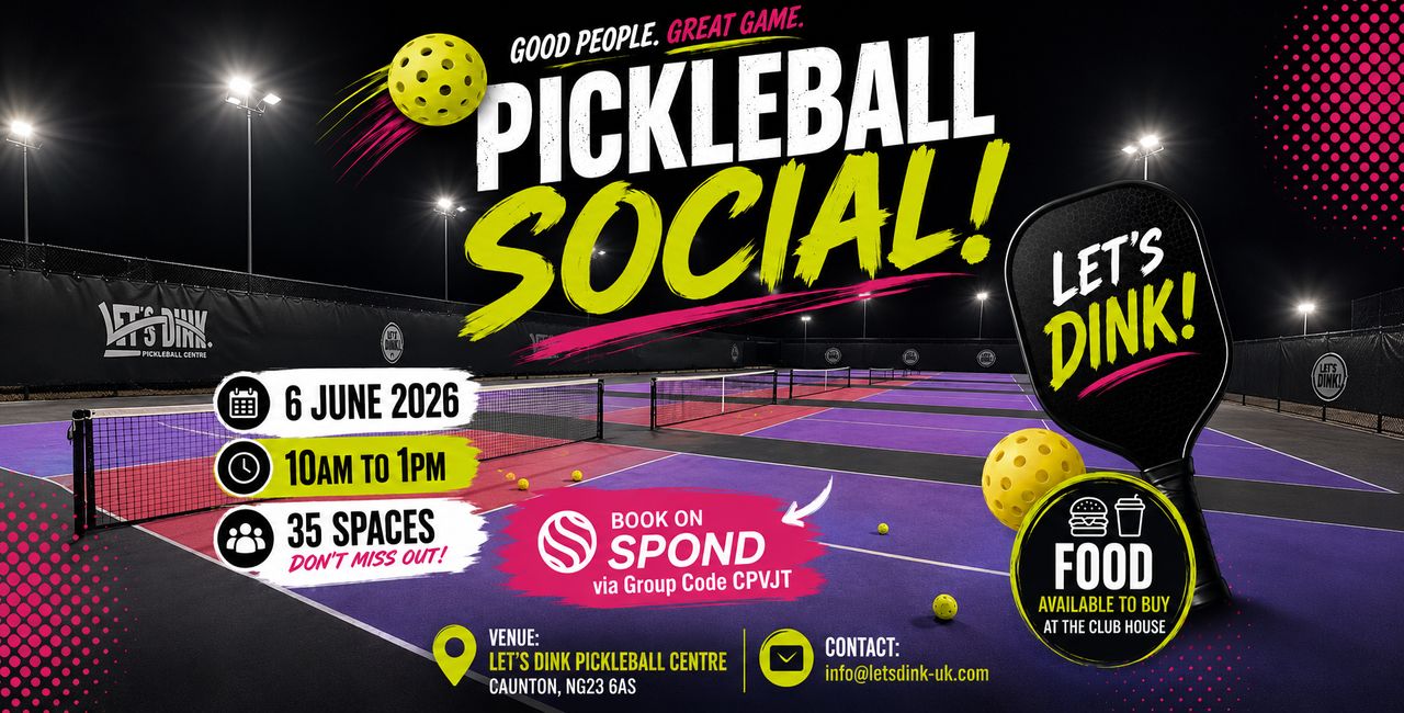Pickleball Social Day - 6th June 2026